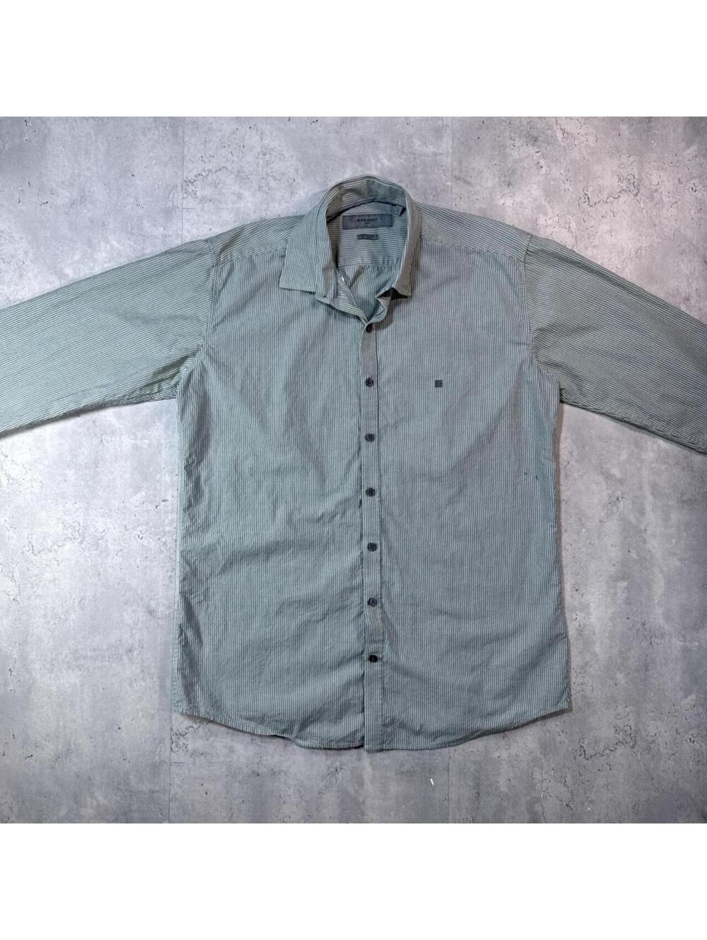 Y2K Givenchy Striped Button Up Long Sleeve Shirt